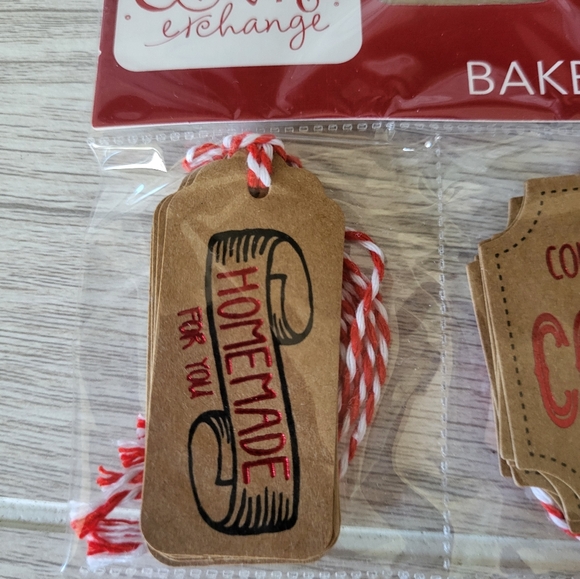 Cookie Exchange 20 Baker's Tags Gift Giving Dessert Homemade Christmas - Picture 2 of 6